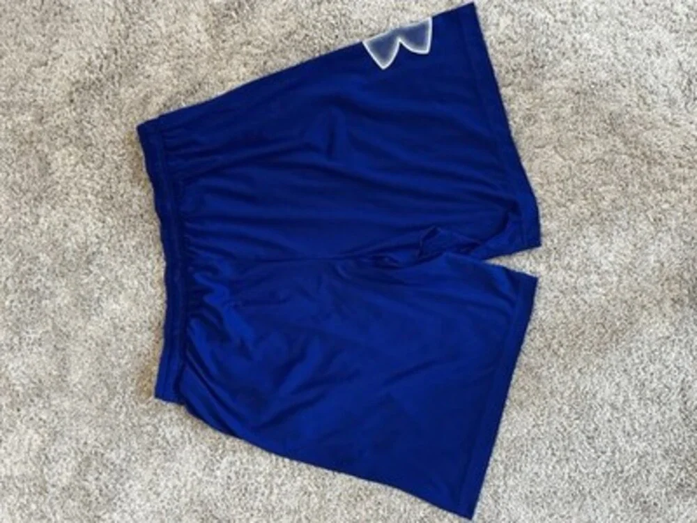 Under Armour Men's Athletic Shorts Blue 2XL Big & Tall Loose Drawstring Logo
